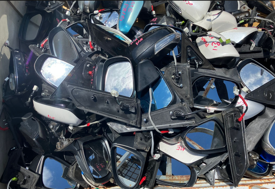 Mixed OEM Side Mirror Bulk Lot (50 Units)