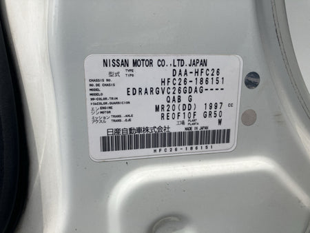 [CHOOSE PARTS] NISSAN SERENA HFC26 2013 MR20DD FF AT 2WD #0002002672273