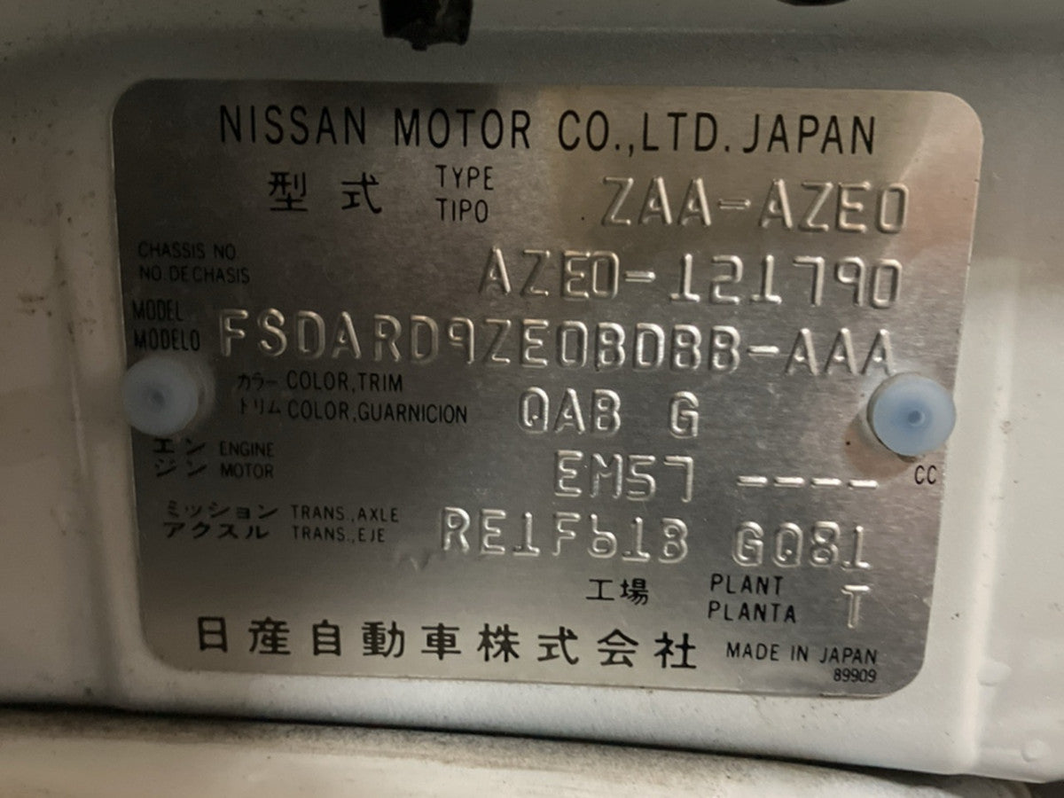 [CHOOSE PARTS] NISSAN LEAF AZE0 2015 EM57 FF AT 2WD #0001000016323