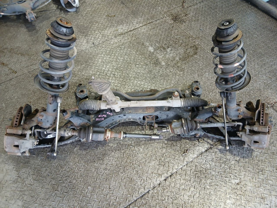 [F AXLE ASSY] TOYOTA BELTA NCP96 2007 2NZ-FE FF AT 4WD #0403264008237