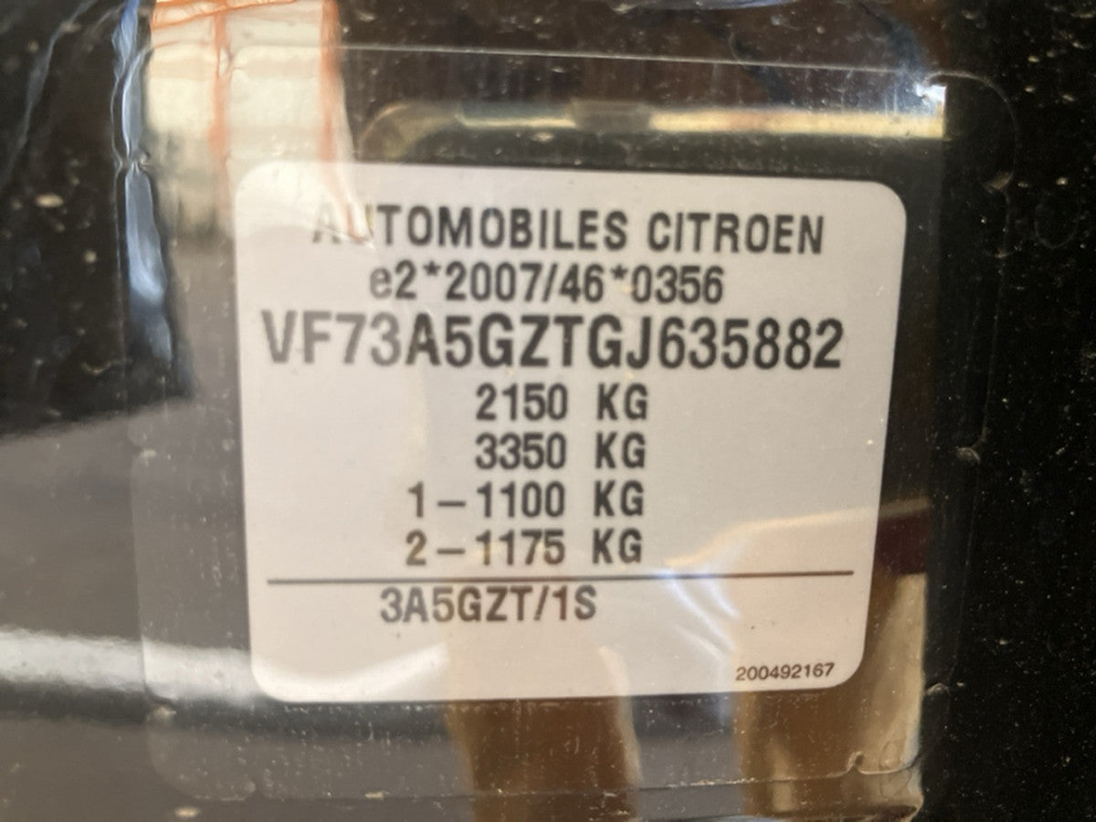 [USED ENGINE] CITROEN GRAND C4　PICASSO B7875G01 2016 5G01 FF AT 2WD #0003267124040