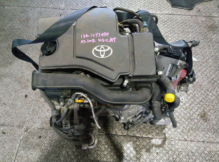 [USED ENGINE] TOYOTA VITZ KSP130 2014 1KR-FE FF AT 2WD #0403266011964