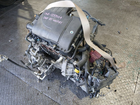 [USED ENGINE] TOYOTA VITZ KSP130 2011 1KR-FE FF AT 2WD #0403266010457