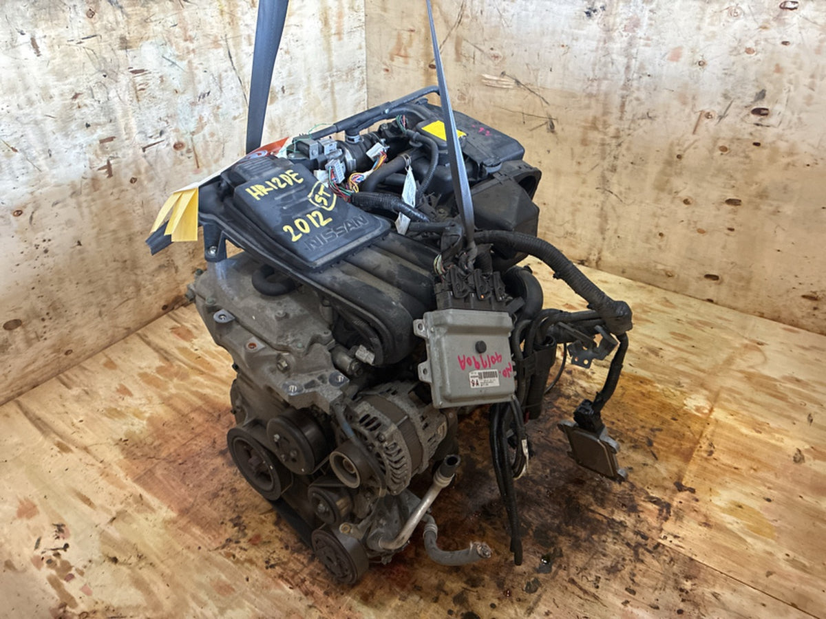 [USED ENGINE] NISSAN MARCH K13 2011 HR12DE FF AT 2WD #0003267117473