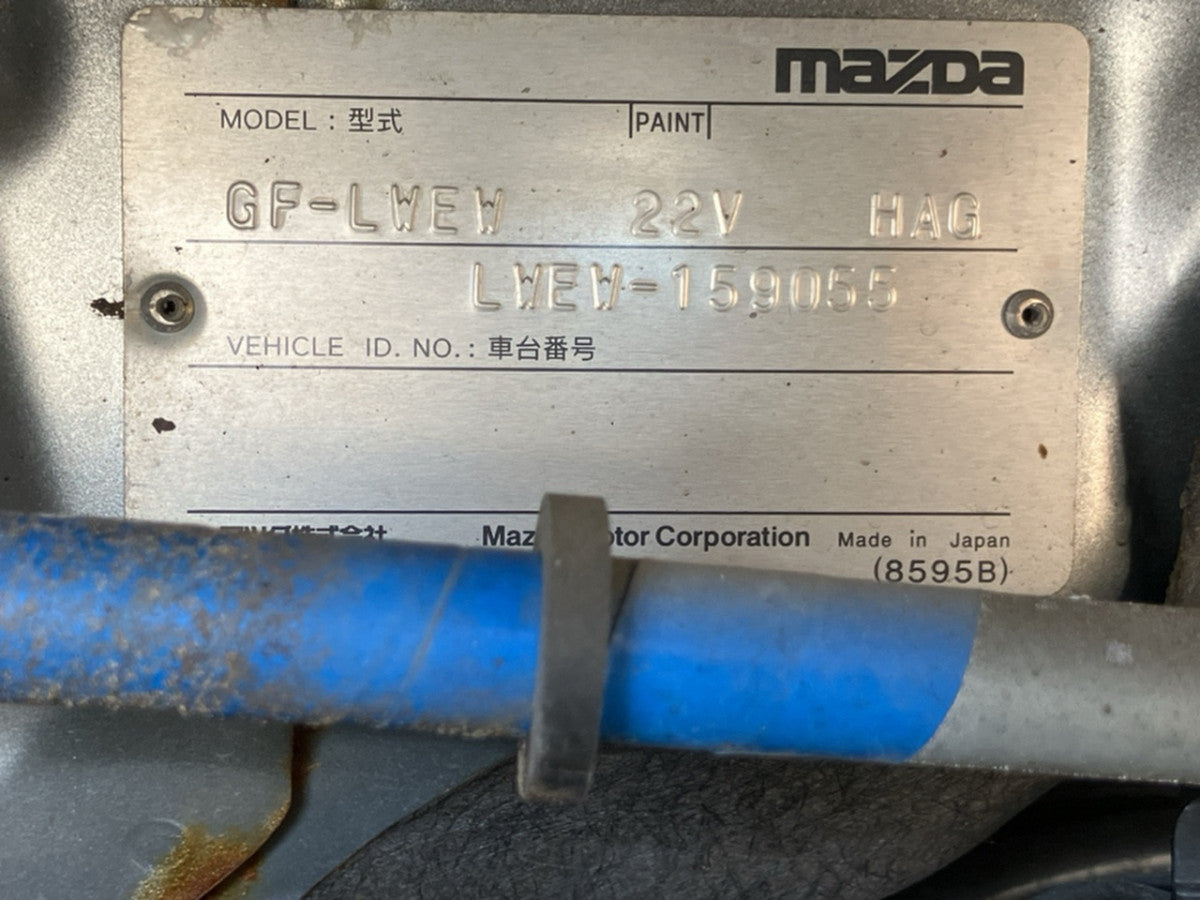 [CHOOSE PARTS] MAZDA MPV LWEW 2001 FS FF AT 2WD #0001000016327