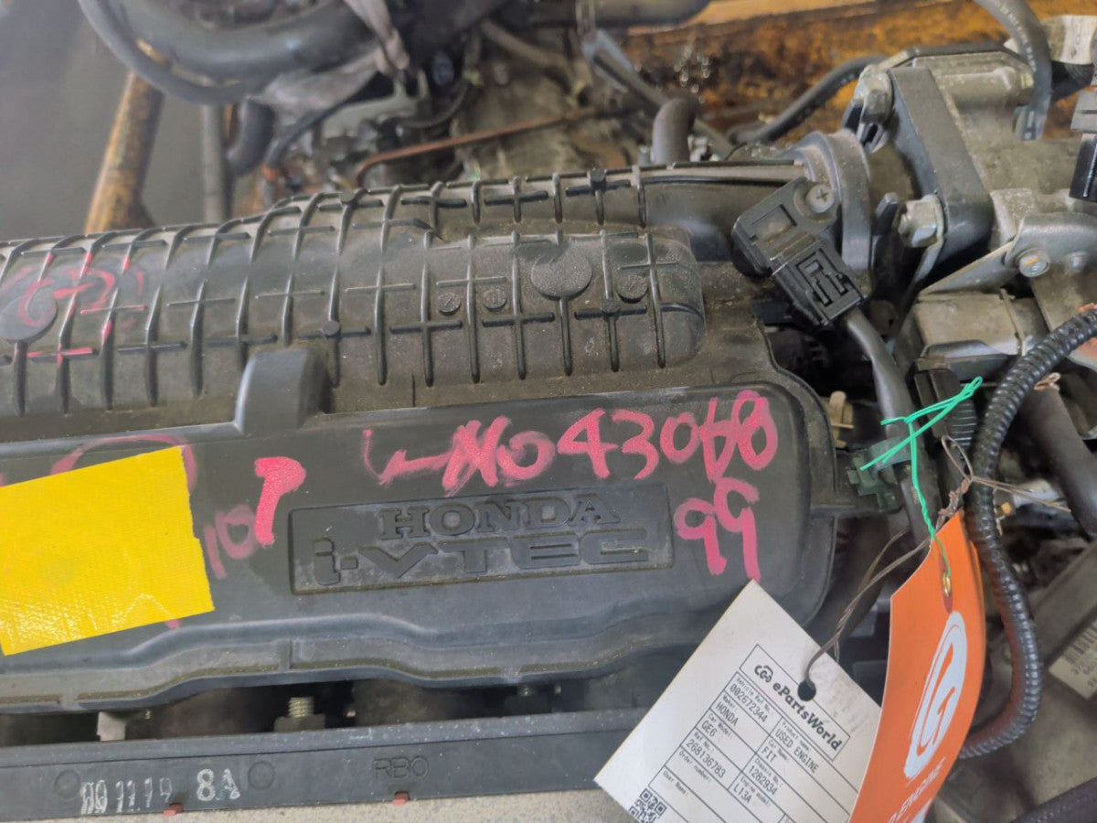 [USED ENGINE] HONDA FIT GE6 2009 L13A FF AT 2WD #0003268136783