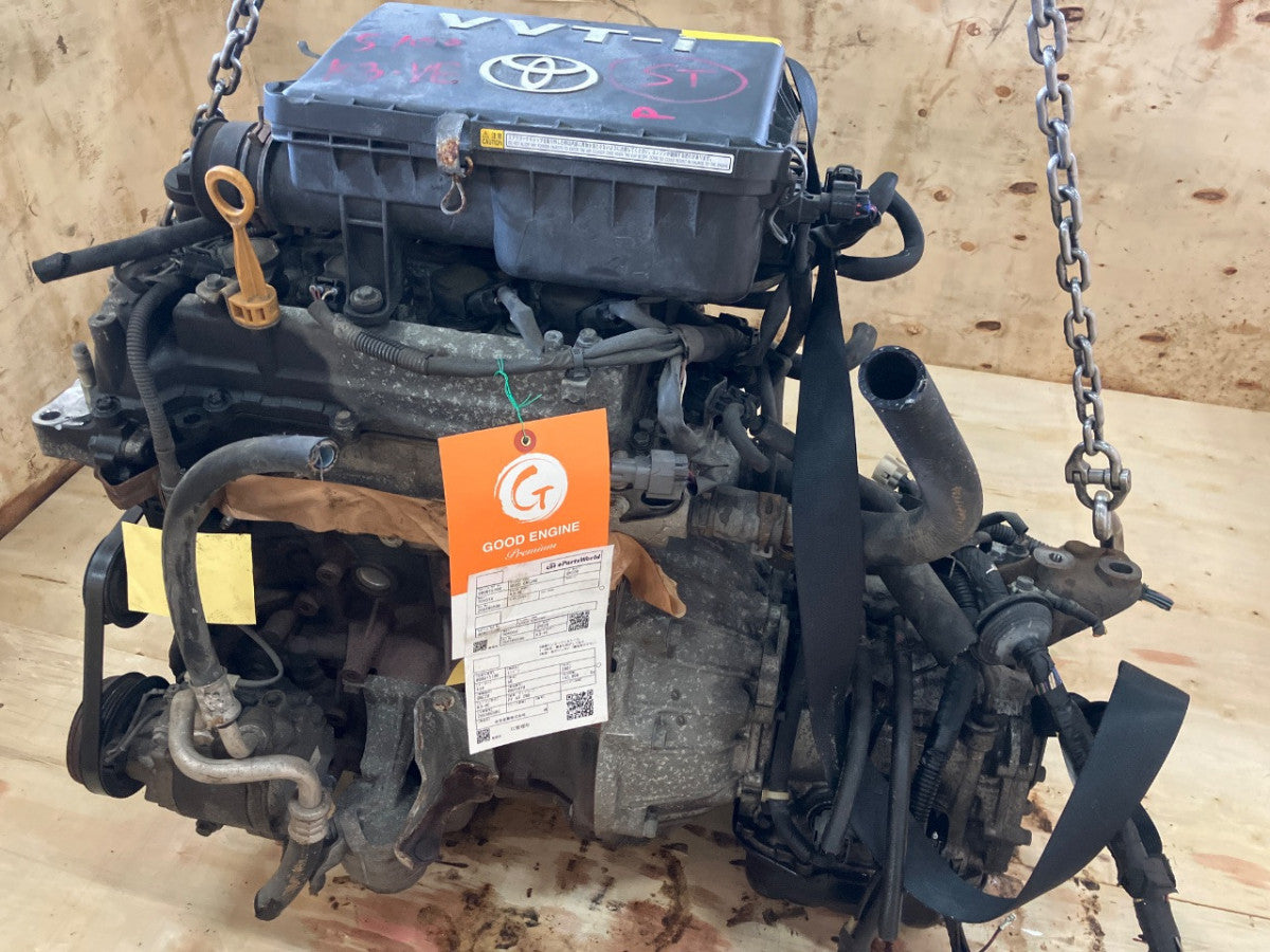 [USED ENGINE] TOYOTA bB QNC20 2007 K3-VE FF AT 2WD #0003266106506