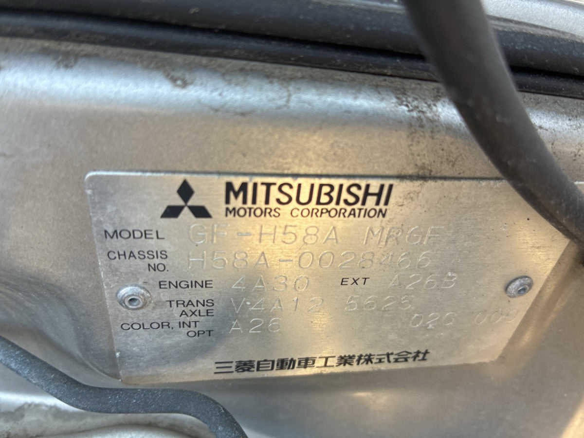 [CHOOSE PARTS] MITSUBISHI PAJERO MINI H58A  4A30 FF AT 4WD #0002002672084