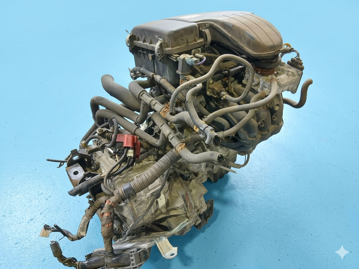 [USED ENGINE] TOYOTA VITZ KSP90 2007 1KR-FE FF AT 2WD #0403268015139