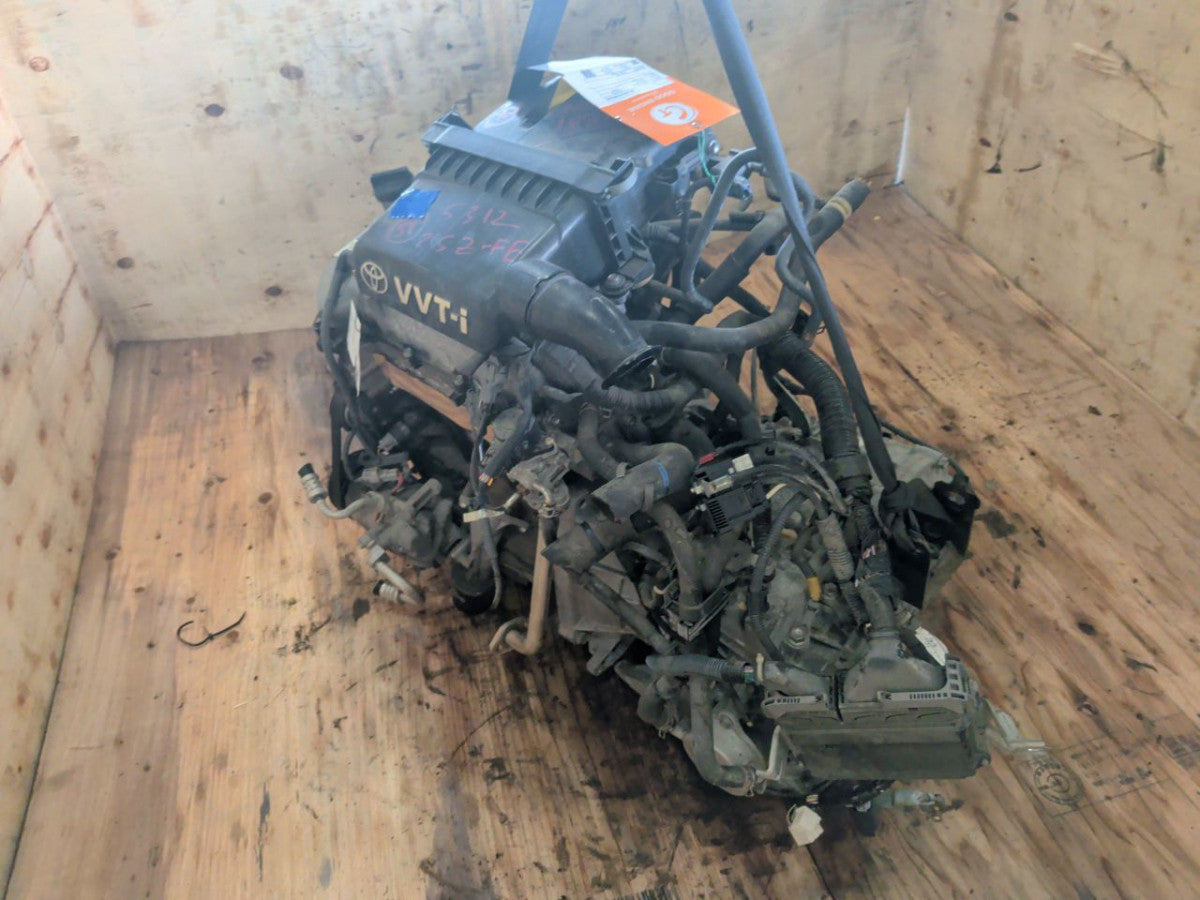 [USED ENGINE] TOYOTA RACTIS SCP100 2007 2SZ-FE FF AT 2WD #0003266101352