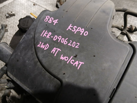 [USED ENGINE] TOYOTA VITZ KSP90 2009 1KR-FE FF AT 2WD #0403269017517