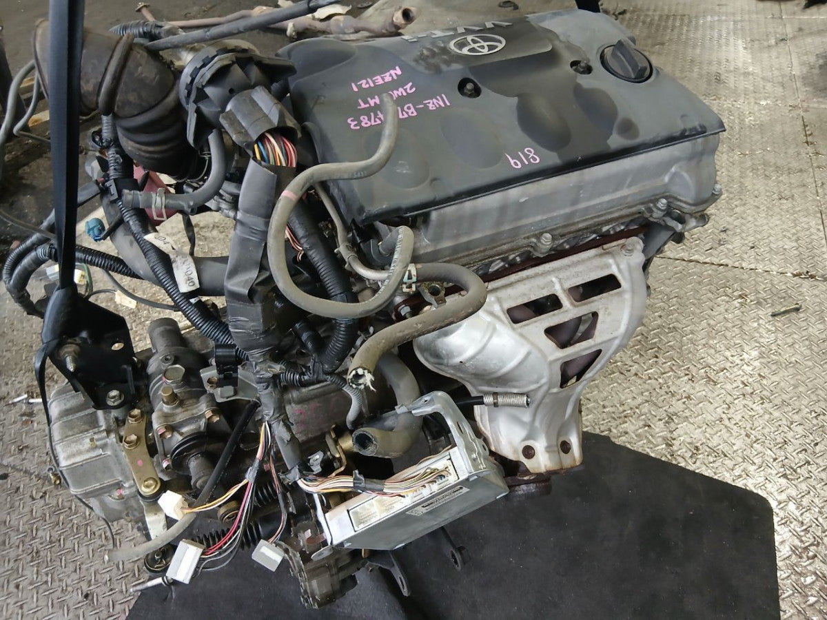 [USED ENGINE] TOYOTA COROLLA NZE121 2005 1NZ-FE FF MT 2WD #0403268015242