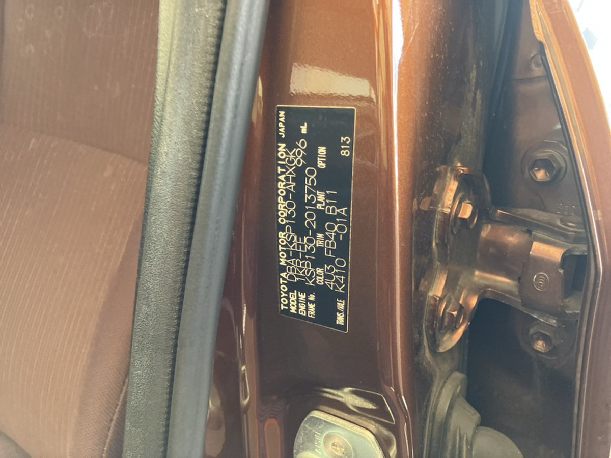 [CHOOSE PARTS] TOYOTA VITZ KSP130 2011 1KR-FE FF AT 2WD #0001000015881
