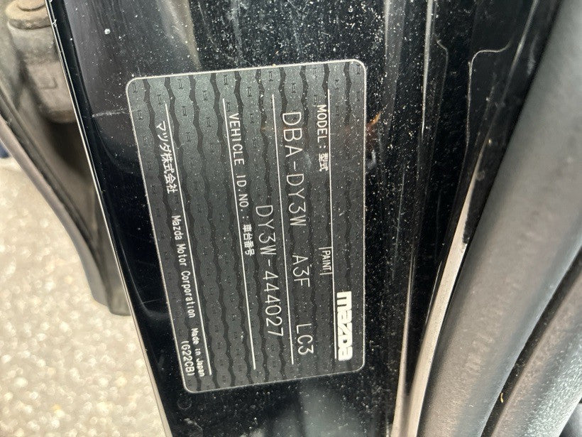 [USED ENGINE] MAZDA DEMIO DY3W 2006 ZJ-VE FF AT 2WD #0003269151625
