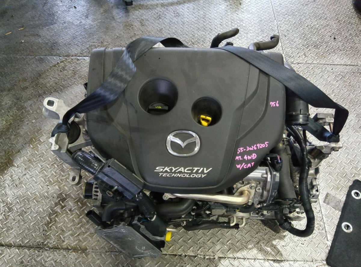 [USED ENGINE] MAZDA DEMIO DJ5AS 2015 S5-DPTS FF AT 4WD #0403268014205