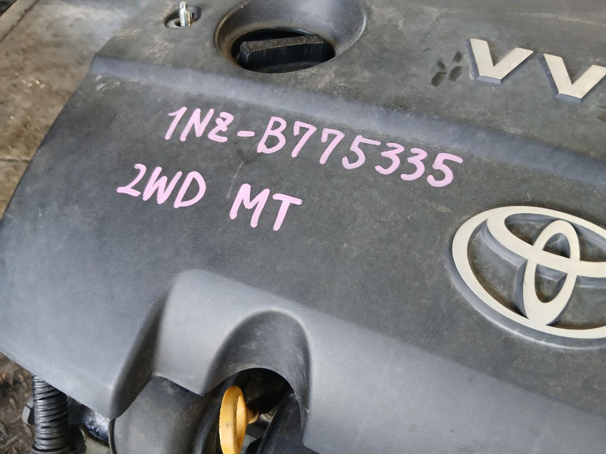 [USED ENGINE] TOYOTA VITZ NCP91 2005 1NZ-FE FF MT 2WD #0403269017074