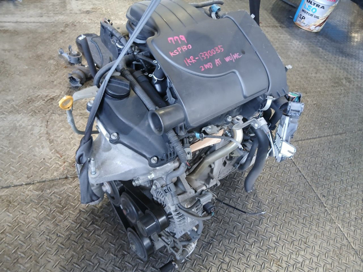 [USED ENGINE] TOYOTA VITZ KSP130 2012 1KR-FE FF AT 2WD #0403268014687