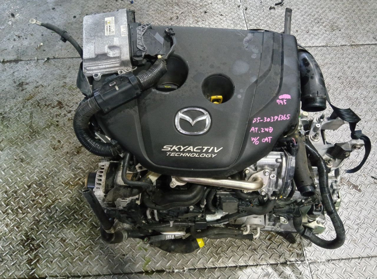 [USED ENGINE] MAZDA DEMIO DJ5FS 2017 S5-DPTS FF AT 2WD #0403268015595