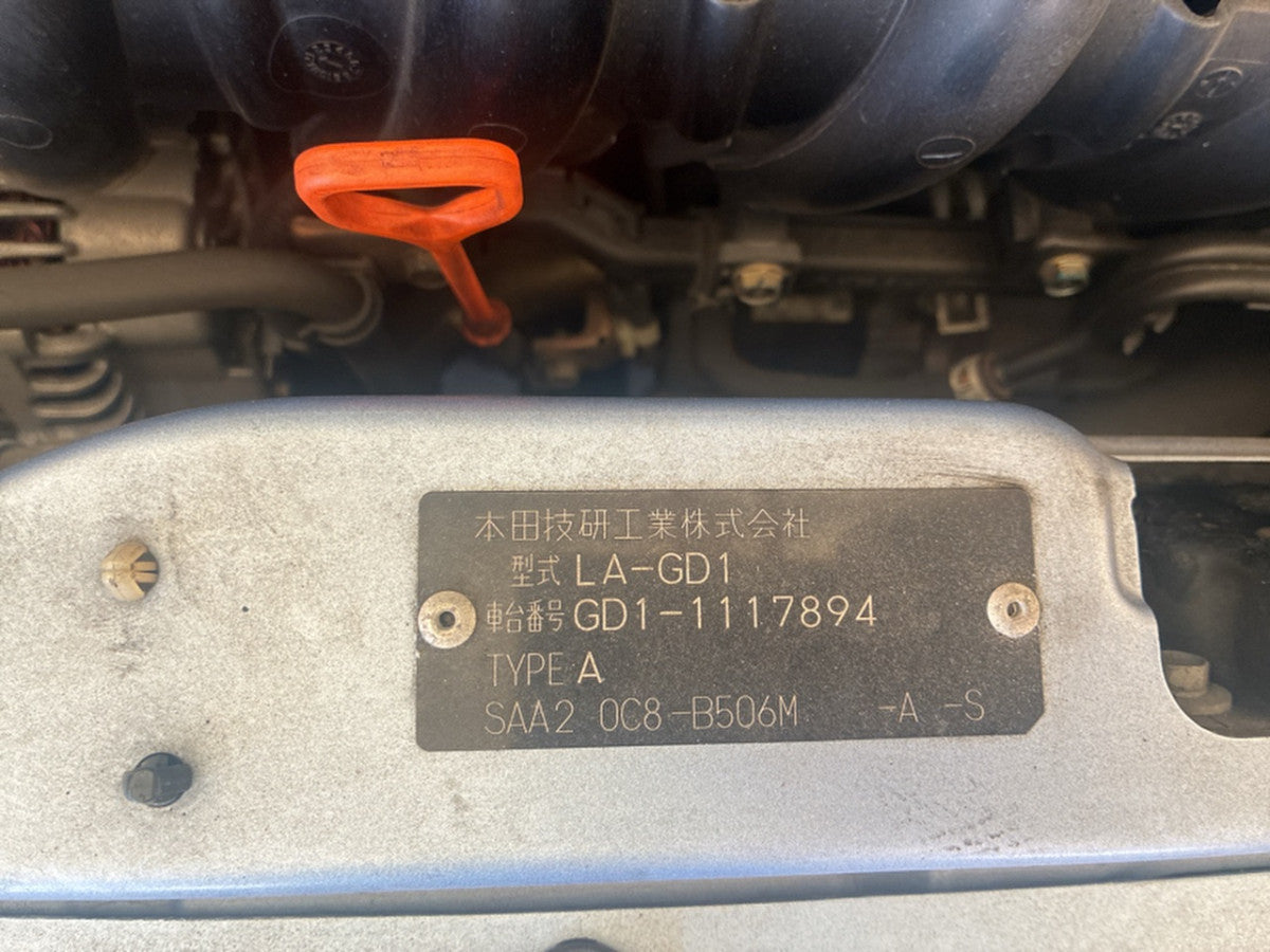 [USED ENGINE] HONDA FIT GD1 2002 L13A FF AT 2WD #0003265095904