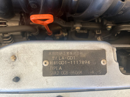[USED ENGINE] HONDA FIT GD1 2002 L13A FF AT 2WD #0003265095904