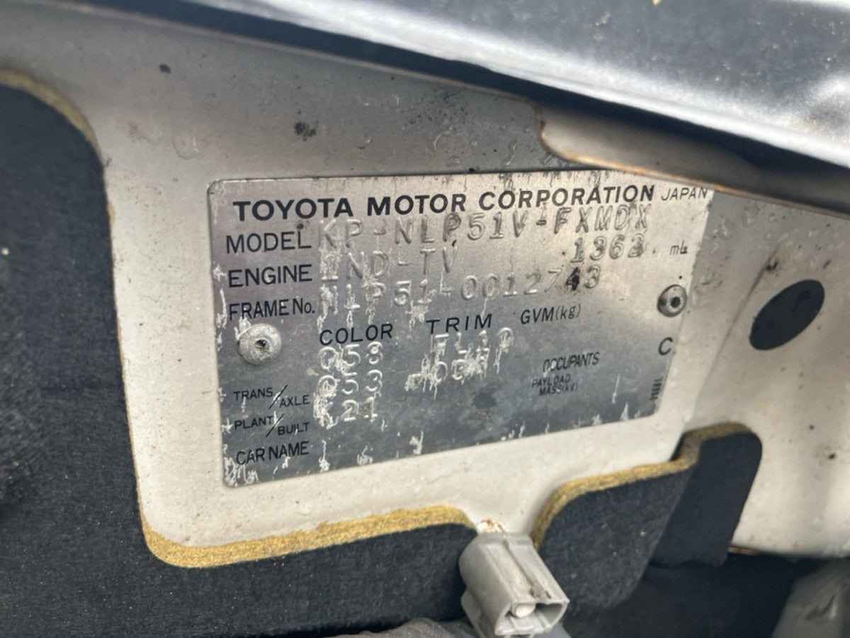 [CHOOSE PARTS] TOYOTA SUCCEED VAN NLP51V 2006 1ND-TV FF MT 2WD #0002002682578