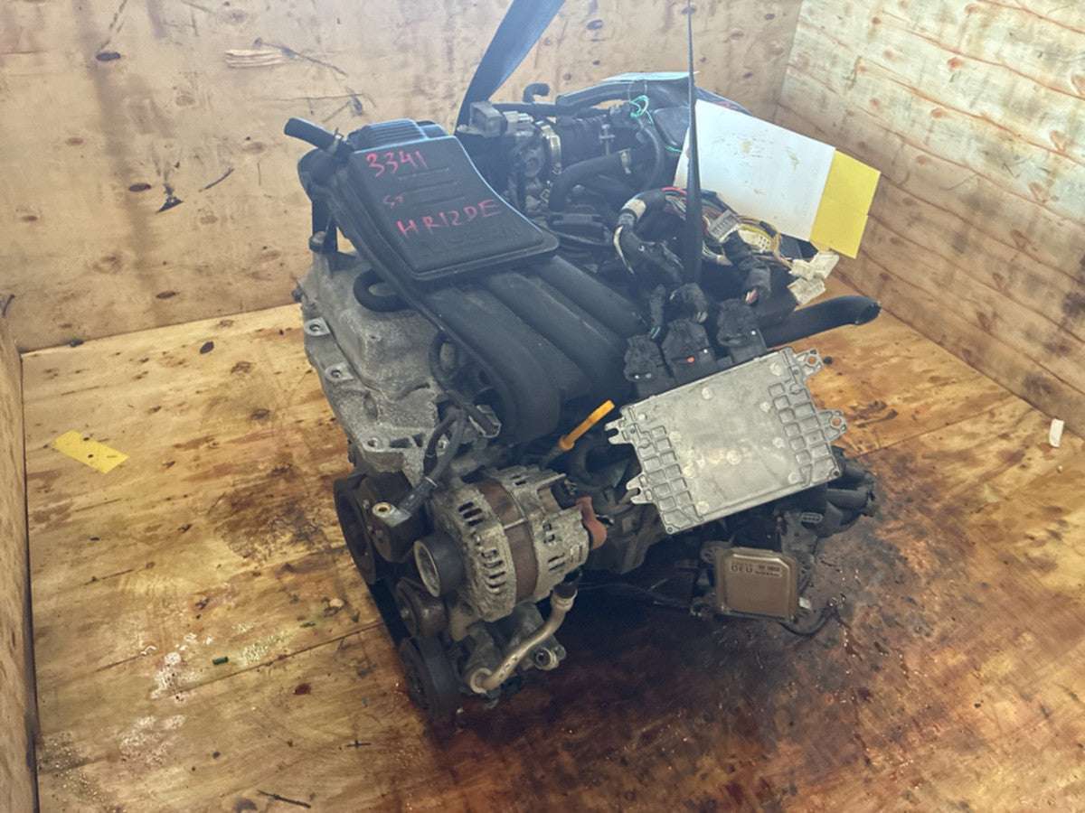 [USED ENGINE] NISSAN NOTE E12 2013 HR12DE FF AT 2WD #0003268134450
