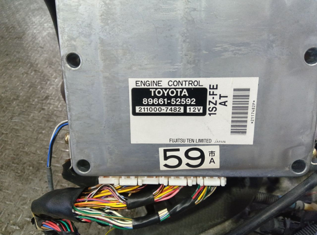 [USED ENGINE] TOYOTA PLATZ SCP11 2001 1SZ-FE FF AT 2WD #0403266010940