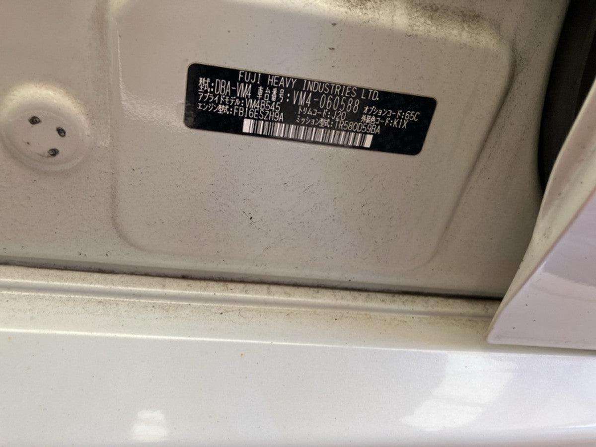 [CHOOSE PARTS] SUBARU LEVORG VM4 2015 FB16 FF AT 4WD #0001000015098