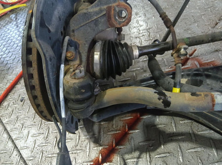 [F AXLE ASSY] TOYOTA VITZ KSP90 2009 1KR-FE FF AT 2WD #0403265009306
