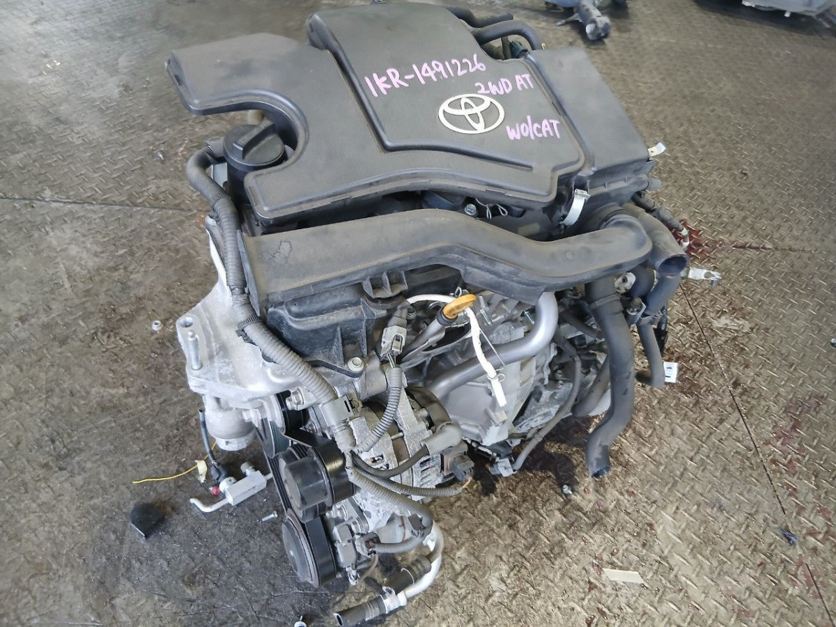 [USED ENGINE] TOYOTA VITZ KSP130 2014 1KR-FE FF AT 2WD #0403267013406
