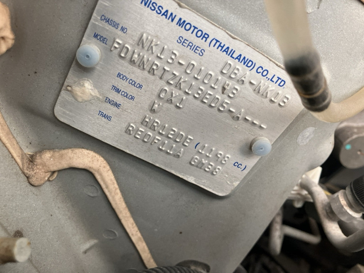 [USED ENGINE] NISSAN MARCH NK13 2013 HR12DE FF AT 4WD #0003266097897