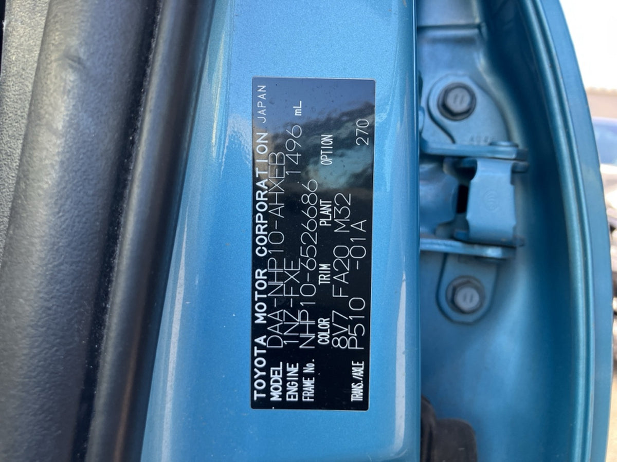 [CHOOSE PARTS] TOYOTA AQUA NHP10 2016 1NZ-FXE FF AT 2WD #0001000014585