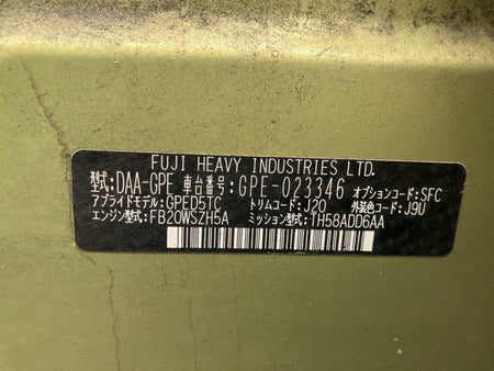 [ROOF RAIL] SUBARU SUBARU XV GPE 2015 FB20 FF AT 4WD #0003264070474