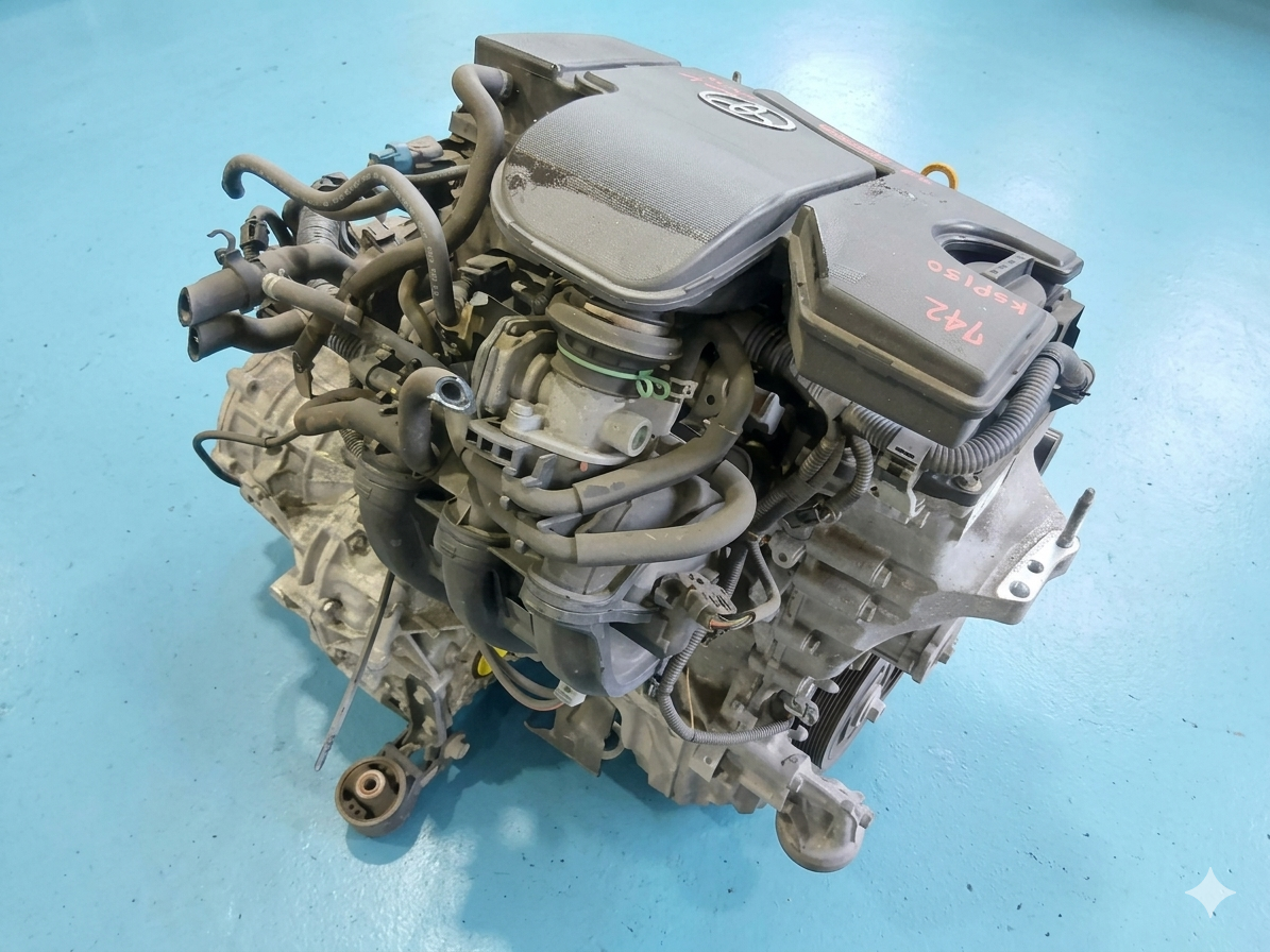[USED ENGINE] TOYOTA VITZ KSP130 2015 1KR-FE FF AT 2WD #0403268015410