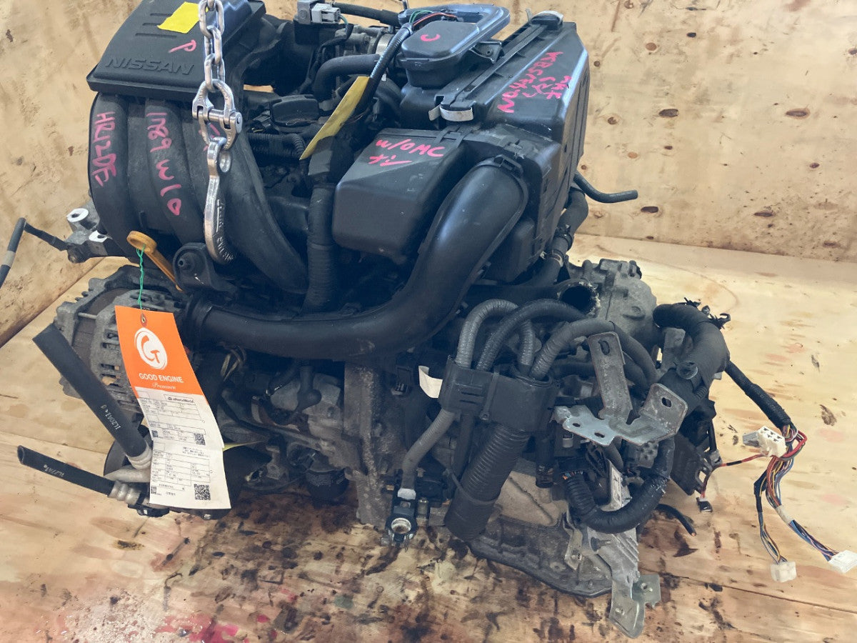 [USED ENGINE] NISSAN MARCH K13 2012 HR12DE FF AT 2WD #0003266112027