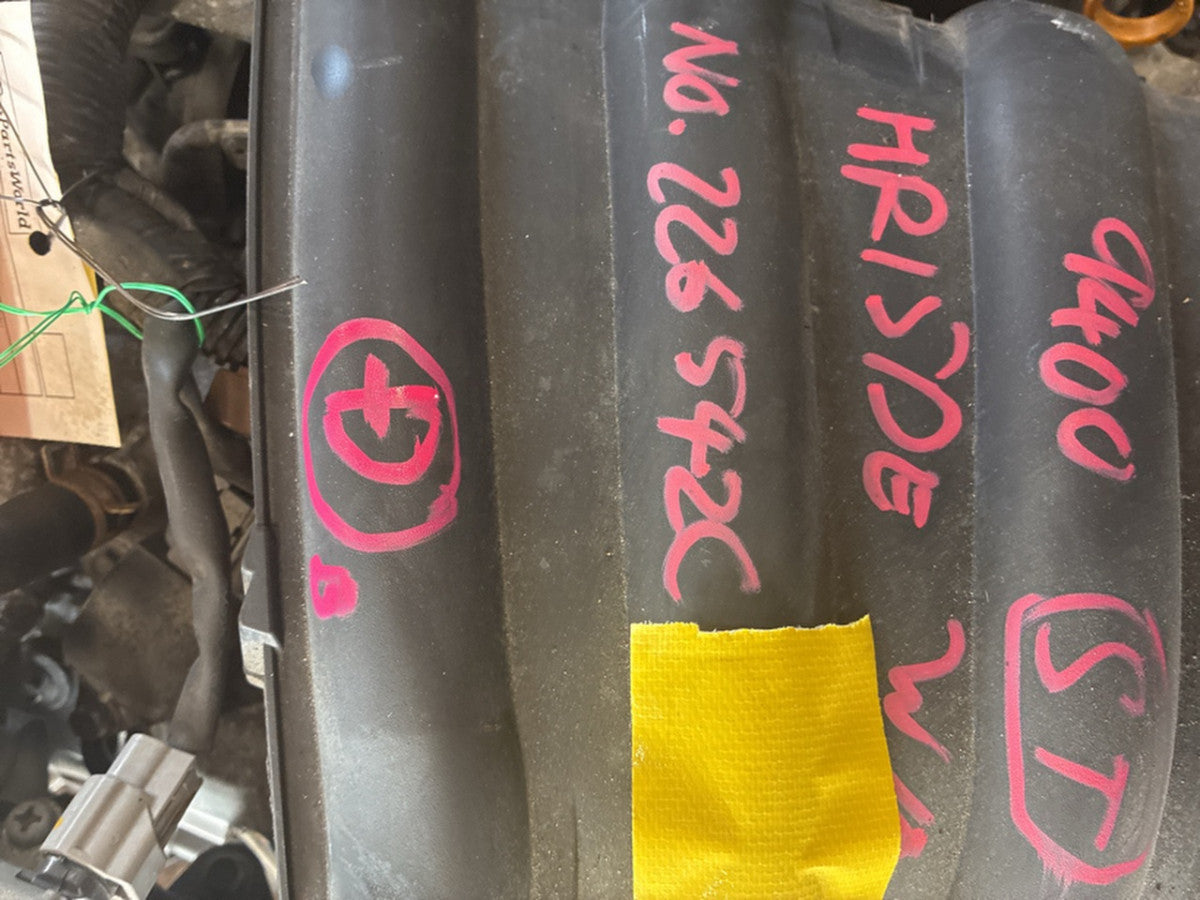 [USED ENGINE] NISSAN WINGROAD Y12 2011 HR15DE FF AT 2WD #0003265087712