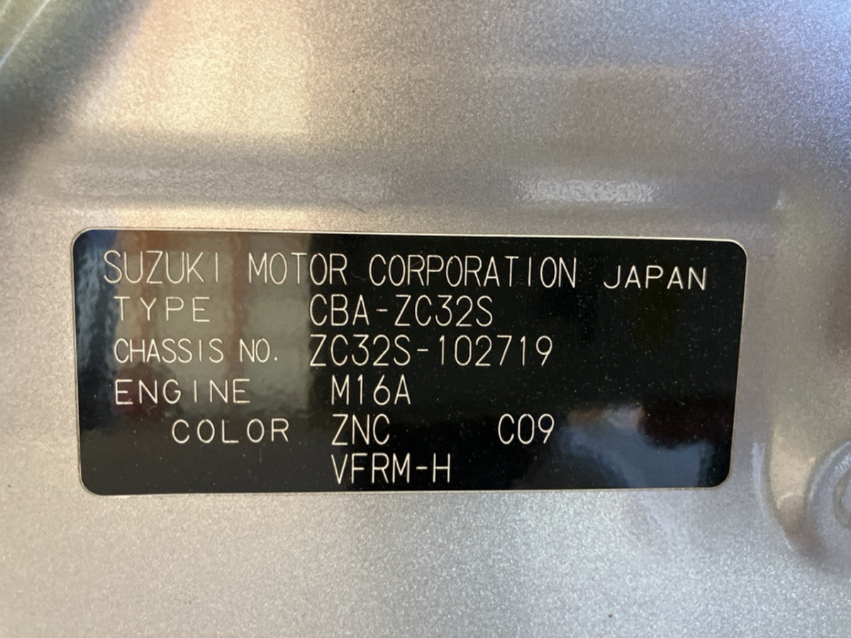 [CHOOSE PARTS] SUZUKI SWIFT ZC32S 2012 M16A FF MT 2WD #0001000016174