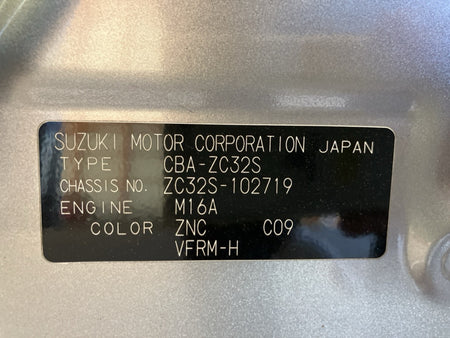 [CHOOSE PARTS] SUZUKI SWIFT ZC32S 2012 M16A FF MT 2WD #0001000016174