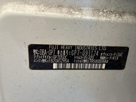 [F BUMPER ASSY] SUBARU IMPREZA SPORTS GP7 2015 FB20 FF AT 4WD #0003263047859
