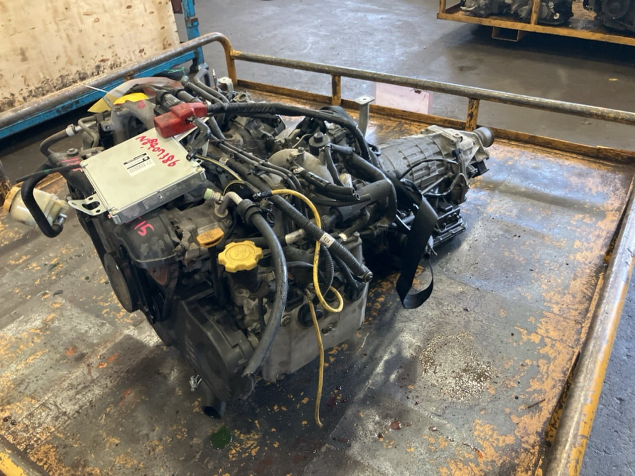 [USED ENGINE] SUBARU IMPREZA SPORTS WAGON GG3 2001 EJ15 FF AT 4WD #0003266112698