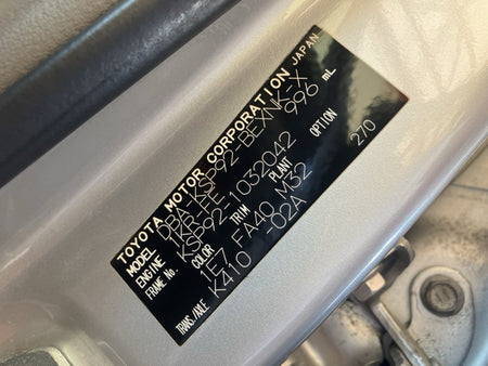 [USED ENGINE] TOYOTA BELTA KSP92 2011 1KR-FE FF AT 2WD #0003268129966