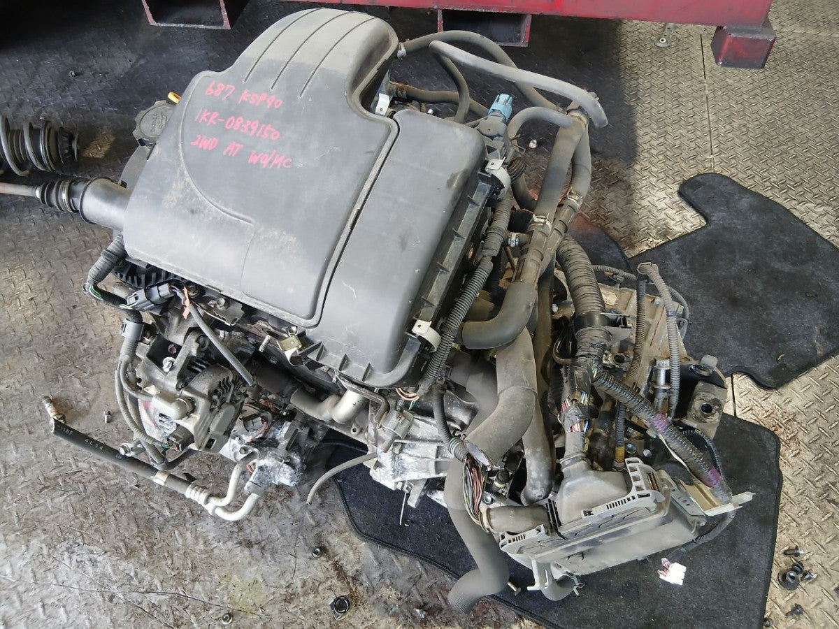 [USED ENGINE] TOYOTA VITZ KSP90 2009 1KR-FE FF AT 2WD #0403268015036