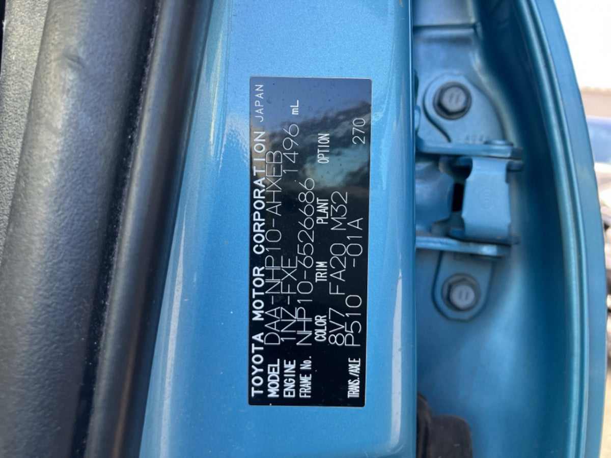 [CHOOSE PARTS] TOYOTA AQUA NHP10 2016 1NZ-FXE FF AT 2WD #0001000014585