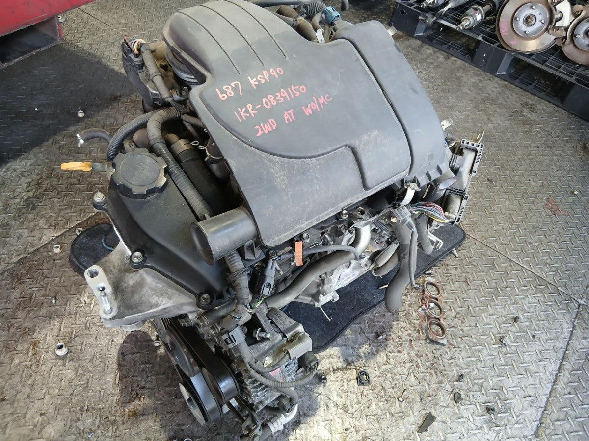 [USED ENGINE] TOYOTA VITZ KSP90 2009 1KR-FE FF AT 2WD #0403268015036