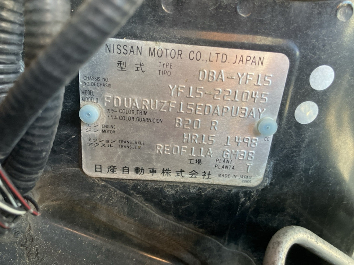 [CHOOSE PARTS] NISSAN JUKE YF15 2013 HR15DE FF AT 2WD #0002002672193