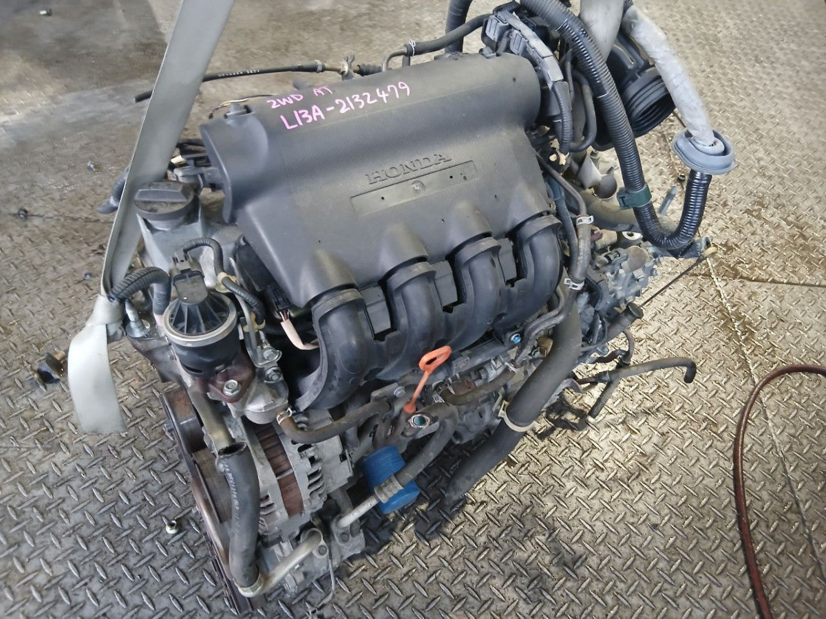 [USED ENGINE] HONDA FIT GD1 2005 L13A FF AT 2WD #0403265009479