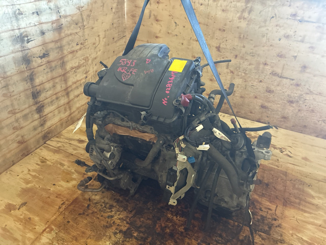 [USED ENGINE] TOYOTA PASSO KGC10 2006 1KR-FE FF AT 2WD #0003267119694