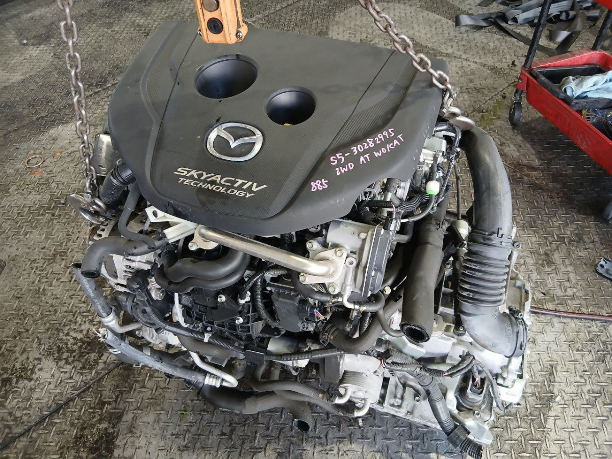 [USED ENGINE] MAZDA DEMIO DJ5FS 2015 S5-DPTS FF AT 2WD #0403269017050