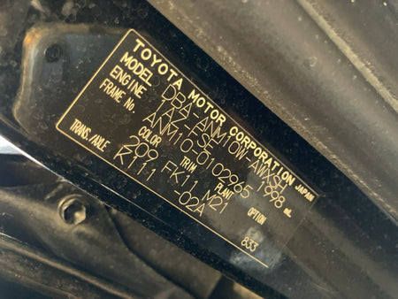[CHOOSE PARTS] TOYOTA ISIS ANM10W 2008 1AZ-FSE FF AT 2WD #0001000015953