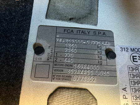 [CHOOSE PARTS] FIAT 500 31212 2017 169A4 FF AT 2WD #0002002661782